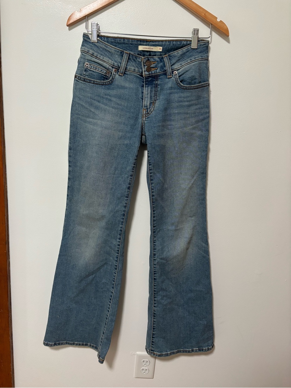 Levi's Women's Medium Blue Flare Jeans